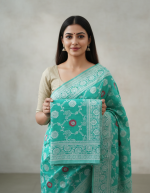 Fancy Cotton Saree - Image 2