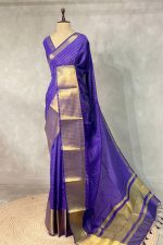 Checked Silk Saree